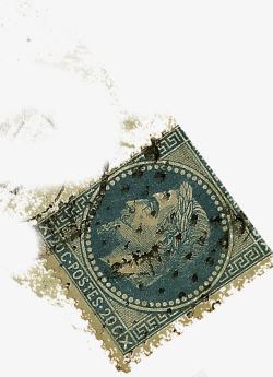 欧式古典艺术邮票素材