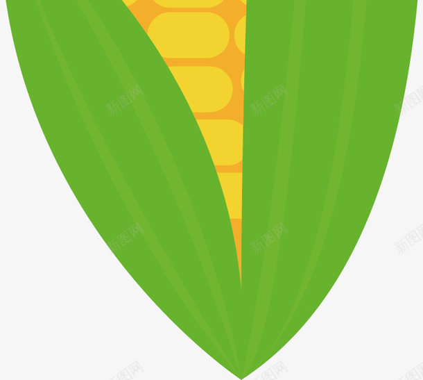 PPT创意玉米图标矢量图ai_新图网 https://ixintu.com PPT创意设计 图标 玉米 矢量图