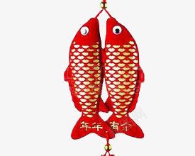 中国结png免抠素材_新图网 https://ixintu.com 中国结 春节 红色 鱼