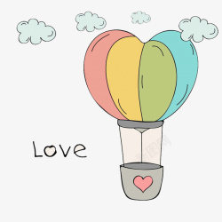 爱是在空中氢气球在空中高清图片
