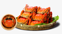 中国传统节日美味蟹素材
