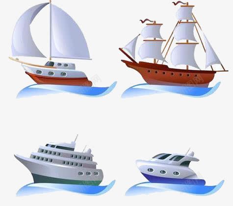 海上的轮船png免抠素材_新图网 https://ixintu.com 交通工具 游艇 游轮 豪华