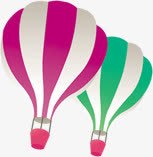 创意扁平手绘空中的热气球png免抠素材_新图网 https://ixintu.com 创意 扁平 热气球 空中