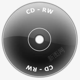 图标黑色cd光盘图标