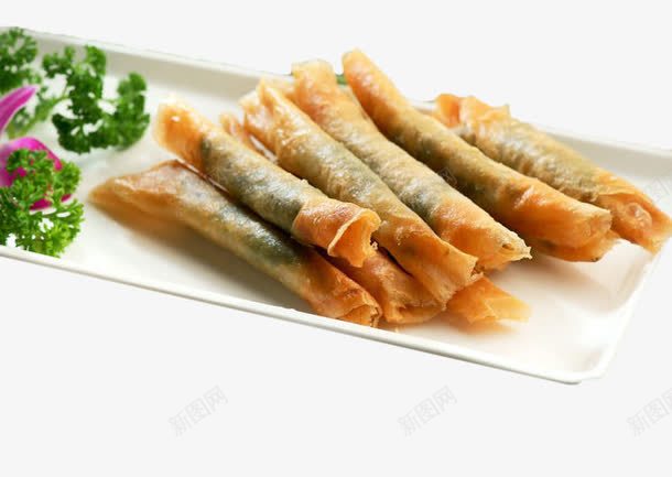 春卷png免抠素材_新图网 https://ixintu.com 小吃 春卷 熟食 美食