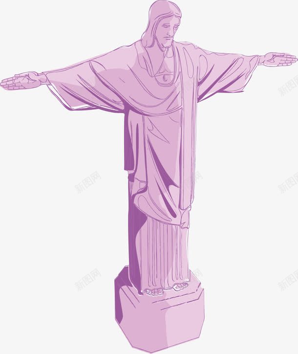 耶稣像png免抠素材_新图网 https://ixintu.com 地标 巴西 建筑