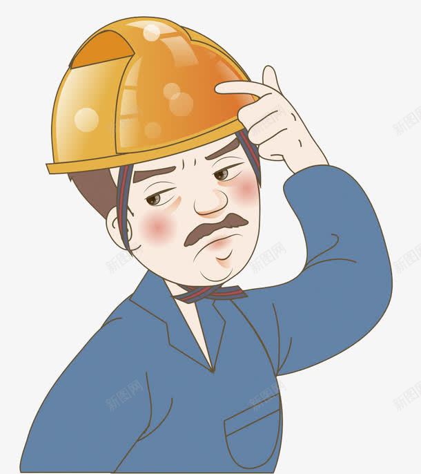 戴安全帽的工人png免抠素材_新图网 https://ixintu.com 卡通 安全帽 安全帽佩戴方法 工人 帅气的 必须戴安全帽 插图 男人 蓝色的