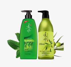 控油洗发水两件套素材