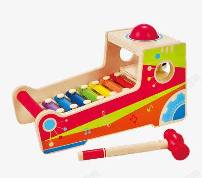 单球敲琴台png免抠素材_新图网 https://ixintu.com 产品实物 早教 木琴 玩具