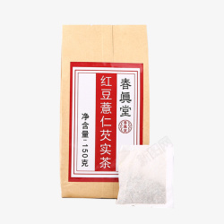 薏米茶包装元素素材
