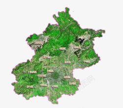 北京卫星地图素材