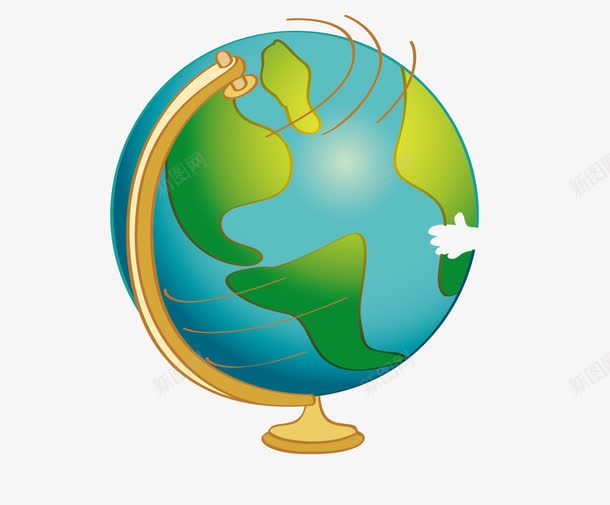地球仪卡通png免抠素材_新图网 https://ixintu.com 卡通矢量地球仪 地球 地球仪 矢量地球仪