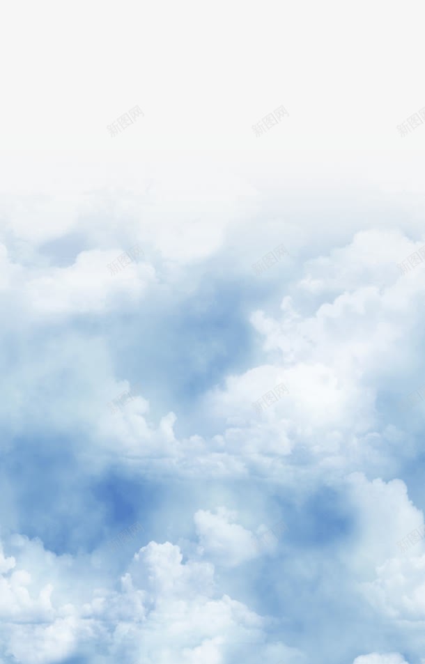 蓝色云朵背景png免抠素材_新图网 https://ixintu.com 云朵 背景 蓝色