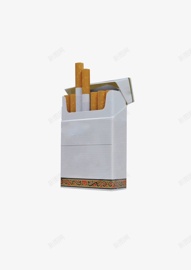 香烟烟卷png免抠素材_新图网 https://ixintu.com 减少 尼古丁 影响健康 有害 烟卷 烟盒 立体烟盒 香烟