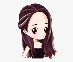 长发美女素材