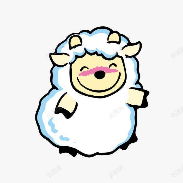 可爱小绵羊模型png免抠素材_新图网 https://ixintu.com 可爱 可爱羊 小绵羊 模型 羊