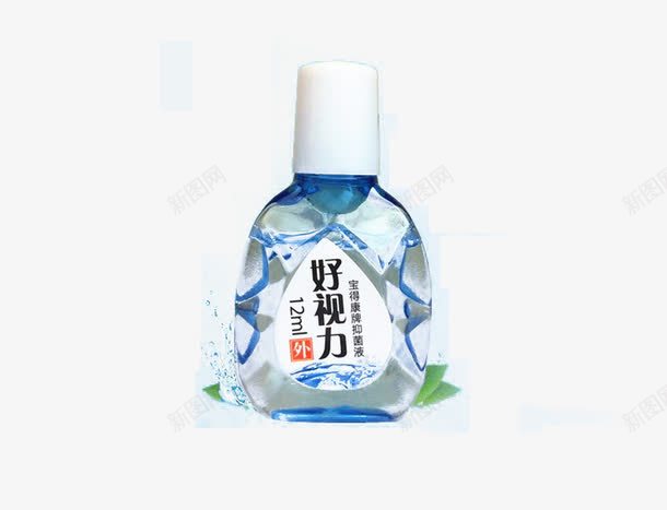 蓝瓶好视力眼药水png免抠素材_新图网 https://ixintu.com 产品实物 滴眼液 眼疲劳 眼药水 蓝瓶 近视