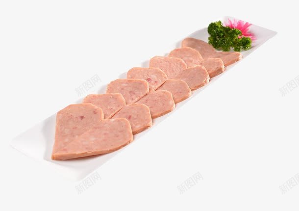 午餐肉png免抠素材_新图网 https://ixintu.com 产品实物 拼盘 美味 美食 肉