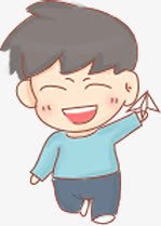 卡通小男孩玩纸飞机png免抠素材_新图网 https://ixintu.com 卡通人物 卡通小男孩玩纸飞机 玩耍