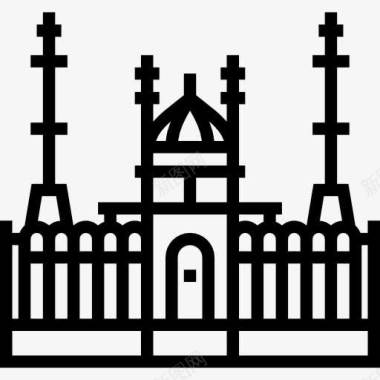 泊阿斯塔纳清真寺图标图标