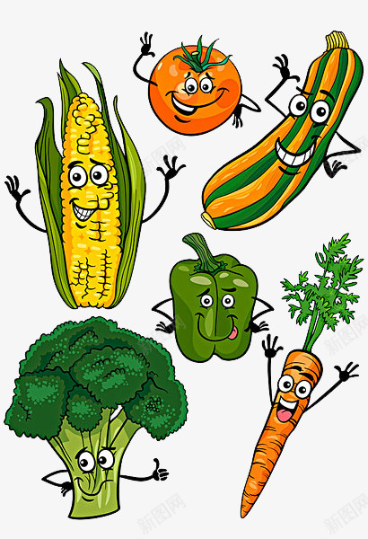 卡通蔬菜包png免抠素材_新图网 https://ixintu.com 免抠 卡通 可爱 蔬菜包