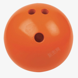 实物保龄球橙色保龄球高清图片