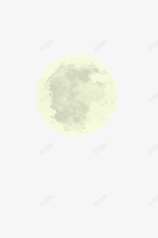 圆圆的月亮png免抠素材_新图网 https://ixintu.com png图形 png装饰 圆形 手绘 月亮 装饰