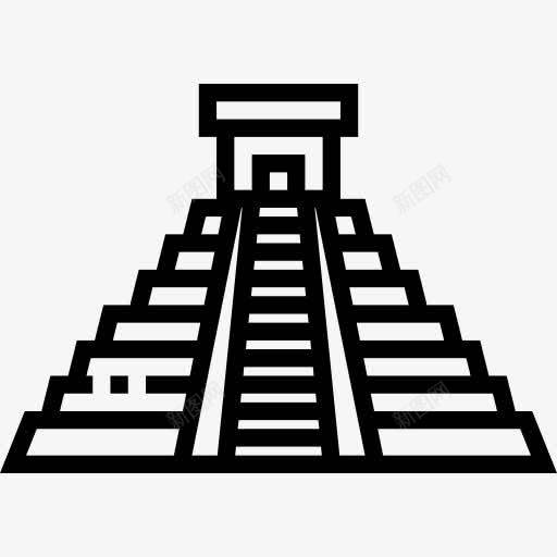 奇琴伊察图标png_新图网 https://ixintu.com 古迹 地标建筑 奇琴伊察