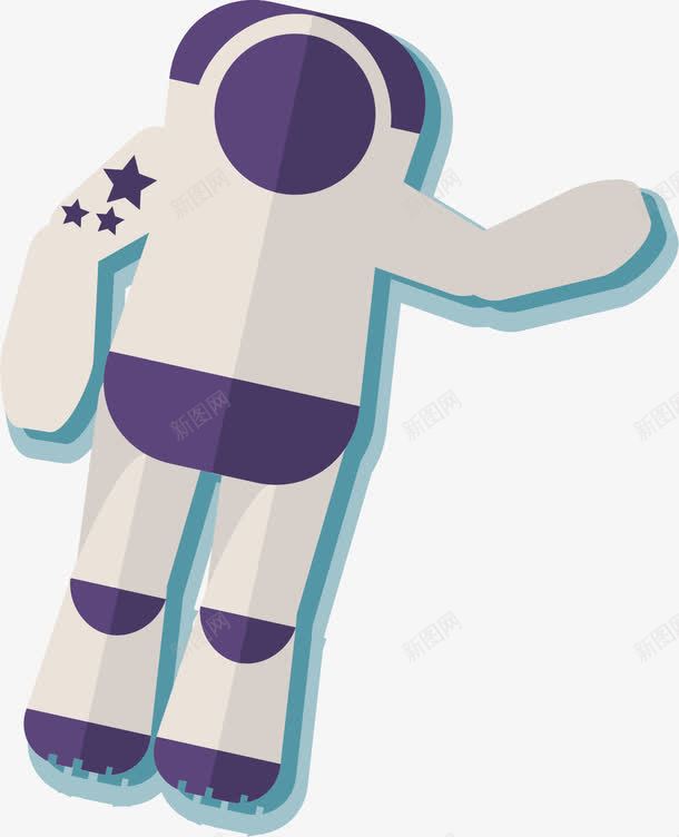 宇航员手绘png免抠素材_新图网 https://ixintu.com 剪影 外星人 宇航员 手绘