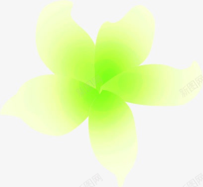 春天黄绿色花朵装饰png免抠素材_新图网 https://ixintu.com 春天 花朵 装饰 黄绿色