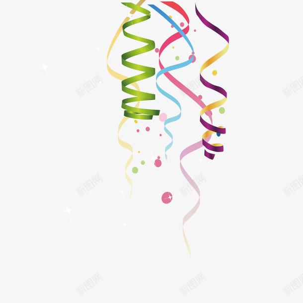 丝带彩色矢量图eps免抠素材_新图网 https://ixintu.com 丝带 图案 彩帶 彩色 飘带 矢量图