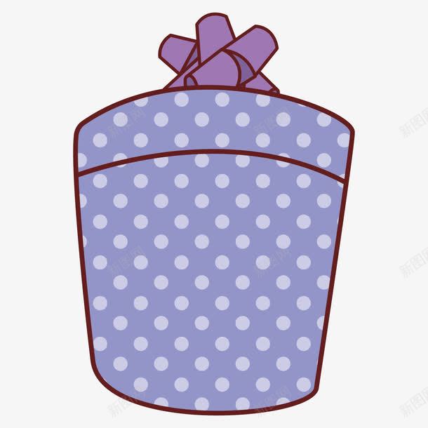 紫色卡通圆形礼物盒png免抠素材_新图网 https://ixintu.com 卡通 卡通紫色 圆形 礼物盒 紫色