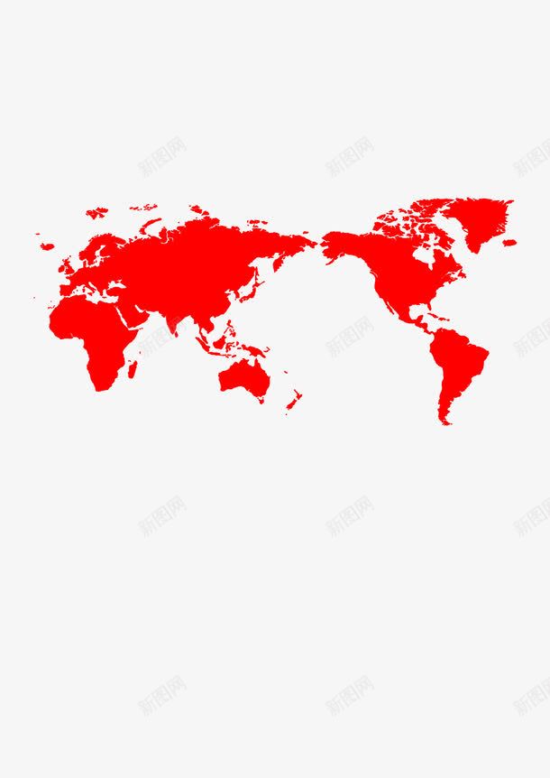 世界地图分布图png免抠素材_新图网 https://ixintu.com 世界 分布图 地图