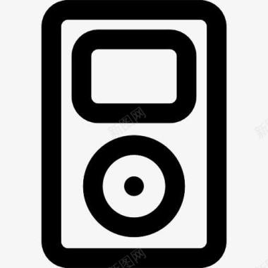 iPod的轮廓图标图标