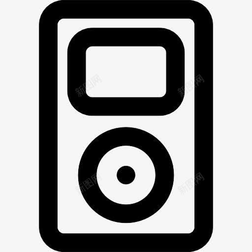 iPod的轮廓图标png_新图网 https://ixintu.com iPod 数字 概述 界面 通用接口 音乐工具