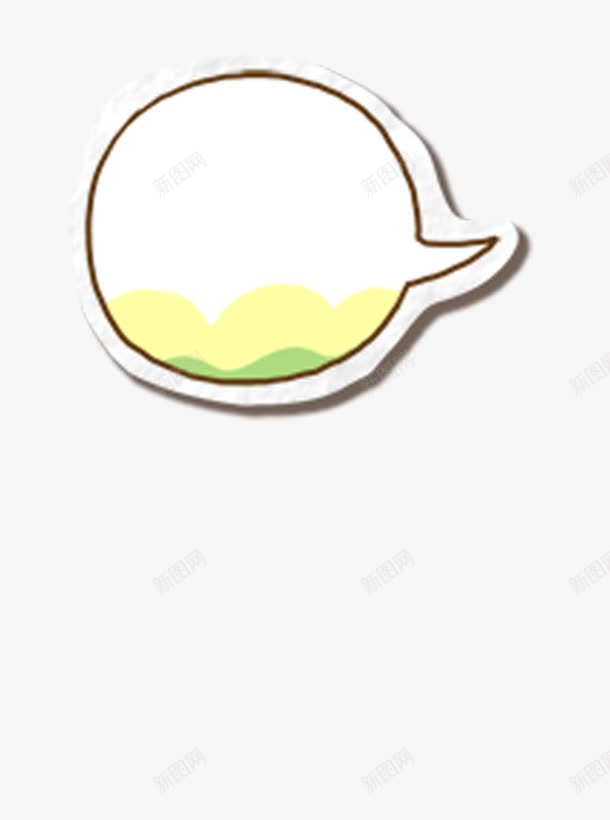 对话框png免抠素材_新图网 https://ixintu.com 卡通 可爱 小清新 漫画风格对话框