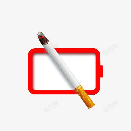 禁止吸烟png免抠素材_新图网 https://ixintu.com nosmoking 一支烟 一根烟 创意 宣传 电池