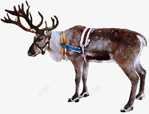 圣诞节的小鹿png免抠素材_新图网 https://ixintu.com PNG 动物 圣诞节 小鹿