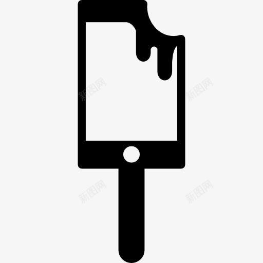 手机像一根冰棒棍图标png_新图网 https://ixintu.com 冰棒棍 手机 技术 雪糕