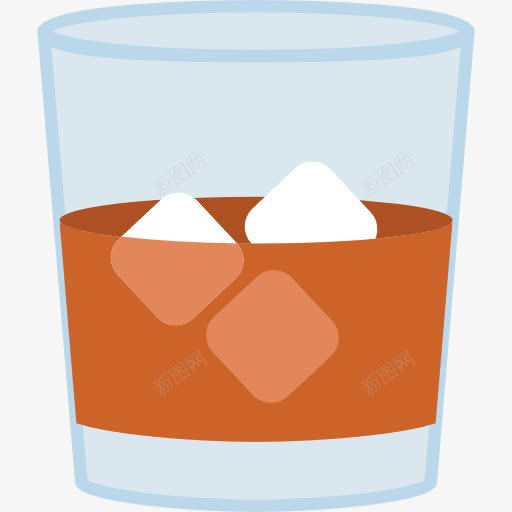 格拉斯图标png_新图网 https://ixintu.com 冰 威士忌 玻璃 酒精 食品 饮料