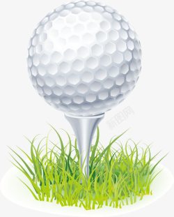 白色高尔夫球图案素材