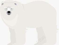 北极熊矢量图素材