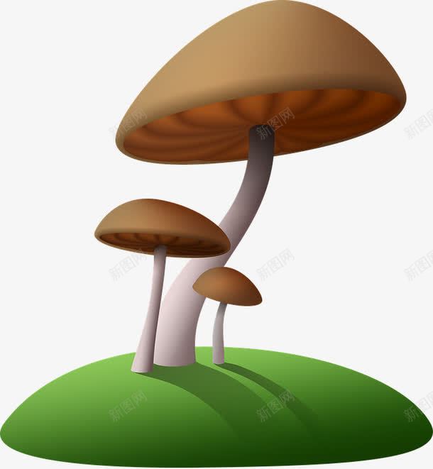 小岛上的蘑菇png免抠素材_新图网 https://ixintu.com 卡通蘑菇 小岛 微型 真菌 简单 蘑菇