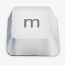 m白色键盘按键素材