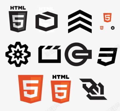 HTML5语言图标图标