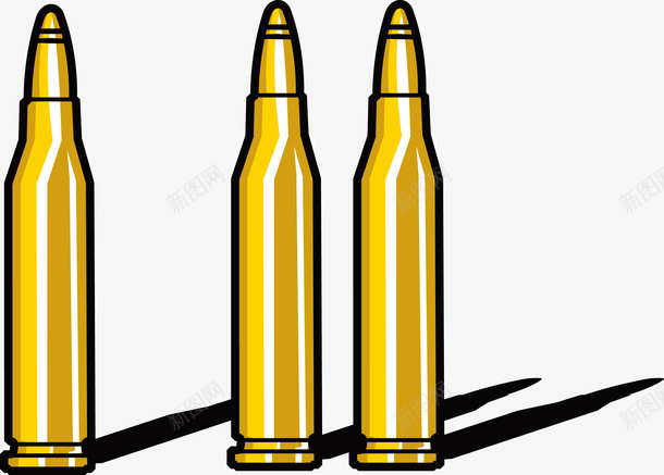 三颗黄色子弹矢量图eps免抠素材_新图网 https://ixintu.com 三颗子弹 子弹 子弹PNG 矢量子弹 矢量黄色子弹 黄色子弹 矢量图