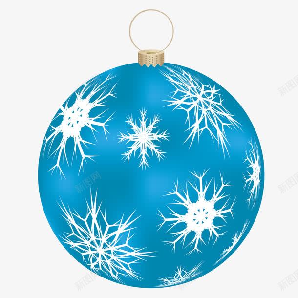 蓝色小球png免抠素材_新图网 https://ixintu.com 圣诞树装饰 塑料 小球 蓝色