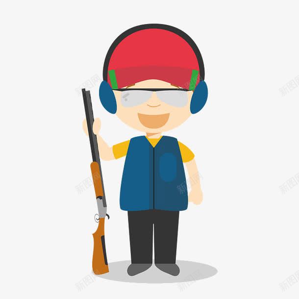 运动射击png免抠素材_新图网 https://ixintu.com 射击 男孩 运动