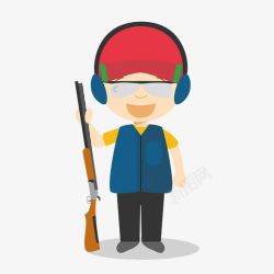 运动射击素材