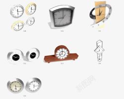 钟表时钟模型素材
